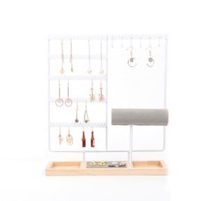 Earring Display Stands for Selling , <b>Rings</b> and Necklaces Display Holder Stand, Jewelry Display for Selling Earring Cards - Product Image 4