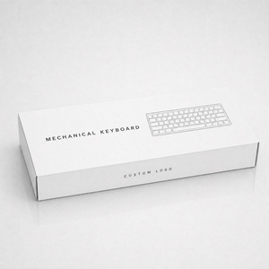 Boîtes d'emballage TY personnalisées avec logo imprimé, boîtes d'expédition en carton ondulé pour accessoires électroniques, clavier, livraison en emballage plat - Product Image 5