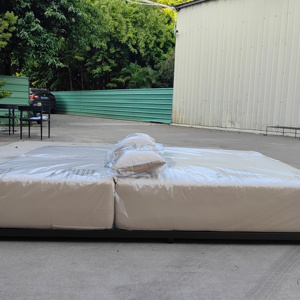Chaise longue de jardin en aluminium <span class=keywords><strong>blanc</strong></span>, style minimaliste, double réglage, pour extérieur, hôtel, salon, <span class=keywords><strong>piscine</strong></span>, plage - Product Image 3
