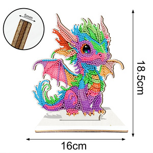 5D Diamond Painting Kits <strong>Dragon</strong>,Special Shape Diamond <strong>Art</strong> Kits for Adults,<strong>Dragon</strong> Diamond <strong>Art</strong> Desktop Ornaments for Home Office - Product Image 3