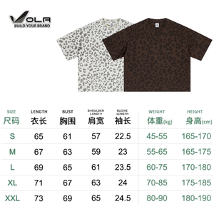 OLa-240G Özel Tasarım <span class=keywords><strong>Rhinestone</strong></span> Vintage Leopar Desenli Isı Transfer Baskılı Bisiklet Yaka Tişört Oversize Rahat Bol Kesim Kırpılmış Tişört - Product Image 3