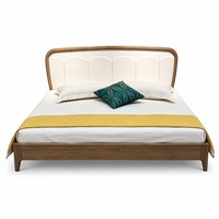 Großhandelsangebot: Luxuriöses Doppelbett aus Raffiniertem Italienischem Massivholz mit Lackfinish und Polsterung für Hotel, Villa und Hauptschlafzimmer