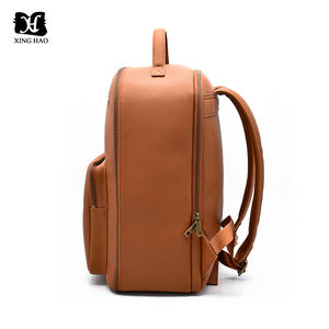 Модные дизайнерские коричневые веганские кожаные сумки большой емкости для путешествий рюкзак для камеры высокого качества сумка для камеры - Product Image 2