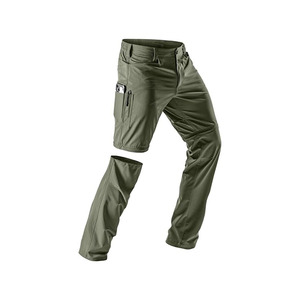 All'ingrosso pantaloni da uomo convertibili <span class=keywords><strong>Cargo</strong></span> tattici impermeabili all'aperto da trekking con Zip su pantaloni da lavoro elasticizzati leggeri - Product Image 5