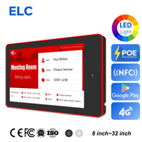 Tableta PoE RK3568 de 10.1 Pulgadas con Barra LED RGB Programable para Sala de Reuniones e Industria, Android 11, SDK Personalizado para Integración de Software