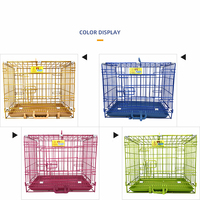 Kingconte – cage en métal robuste pour animaux de compagnie, boîte de chien pliante, panneau de séparation