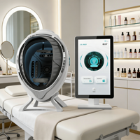 Mesin Analisis Kulit & Kulit Kepala Profesional AI 2 in 1, Peralatan Diagnosa Kesehatan Kulit Wajah & Kulit Kepala yang Mendalam