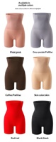 Culotte gainante taille haute sans couture en nylon, effet ventre plat, amincissante et rehausseur de fesses, post-partum, grandes tailles, pour l'export.