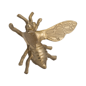 Statuetta Decorativa di Ape in Metallo Texturizzato, Scultura d'Insetto per Casa, Ufficio, Scaffale, Tavolino, Caminetto - Product Image 2