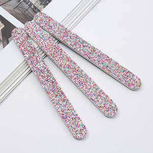Mini lime à ongles colorée, bande de polissage éponge jetable, tampon exfoliant pour manucure, pédicure et soins des ongles - Product Image 3