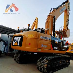 Excavadora Usada Caterpillar Cat320d2 de 20 Toneladas para Obras de Excavación Pequeñas y Medianas, Excavadora de Bajo Precio con Ruedas de Goma - Product Image 1
