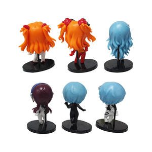 Jeu japonais Cartoon Pvc Toy <span class=keywords><strong>Figure</strong></span> Anime Action Figures <span class=keywords><strong>Rei</strong></span> <span class=keywords><strong>Ayanami</strong></span> Asuka Langley Q Version 6Styles Figures - Product Image 3