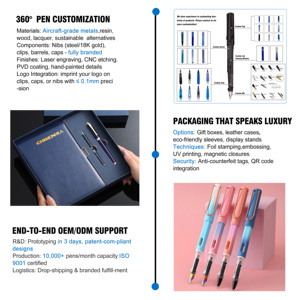 Penna Stilografica Trasparente in Plastica con Logo Personalizzato, <span class=keywords><strong>Pennino</strong></span> M, <span class=keywords><strong>Inchiostro</strong></span> Visibile <span class=keywords><strong>per</strong></span> Studenti, Scuola, Ufficio, Forniture <span class=keywords><strong>per</strong></span> Scrittura - Product Image 6