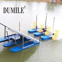 Aérateur à roue à aubes solaire DUMILE 1,5 kW, direct usine, pour augmenter l'oxygène dissous en aquaculture intensive