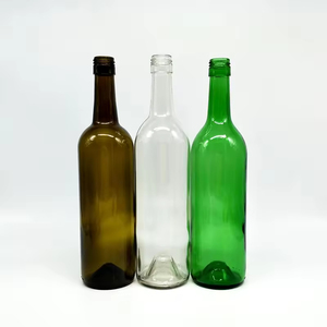 Botella de Vino de Vidrio a Bajo <span class=keywords><strong>Precio</strong></span>, Botellas de Vino de 500 ml, 200 ml, 375 ml con Corcho, Botella de Vidrio para Vino Tinto Helado - Product Image 5