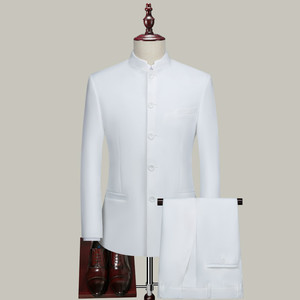 2025 nuovo <span class=keywords><strong>abito</strong></span> da <span class=keywords><strong>uomo</strong></span> stile <span class=keywords><strong>giovanile</strong></span> 2 pezzi per <span class=keywords><strong>uomo</strong></span> cinese colletto in piedi <span class=keywords><strong>abito</strong></span> da sposa Slim Fit tuta Zhongshan - Product Image 4