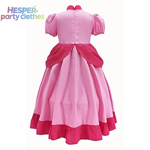 HESPER - Vestido de Princesa Peach para Niñas, Disfraz de Halloween, Ropa de Celebridades Infantiles, para Fiestas y Actuaciones - Product Image 2