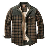 Vêtements d'usine, chemise à manches longues pour homme, doublée en sherpa, veste en flanelle, manteaux en polaire à carreaux