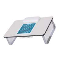Table de manucure portable 3 en 1 Mini T1 pliable avec collecteur de poussière réglable et repose-bras pour salon
