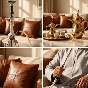 Set de Shisha Moderno de 61 cm, Botella de Vidrio Blanca, Narguile de Acero Inoxidable, Manguera de Silicona, Hookah para Salón - Product Image 2