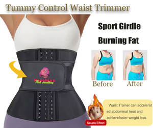 Fajas Reductoras de Cintura de Látex Originales en Oferta, Faja <span class=keywords><strong>Colombiana</strong></span> con 9 Varillas, Corsés Postoperatorios, Fajas Moldeadoras para Mujer, Fajas Debajo del Busto - Product Image 3