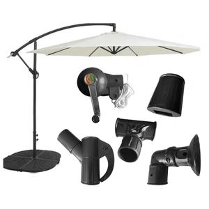 Accessori dell'ombrello del Patio dell'acciaio inossidabile con la tavola fissa di sollevamento del giardino della maniglia per il cortile del balcone per gli hotel ed i giardini - Product Image 3