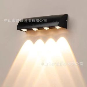 Applique murale extérieure étanche, moderne et minimaliste, pour villa, balcon, jardin, cour, lumière LED unilatérale 6W 10W dimmable - Product Image 4