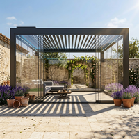 Pergola à lames orientables en aluminium 6063 de qualité industrielle, haute résistance structurelle, pour l'approvisionnement B2B mondial et les projets de villas
