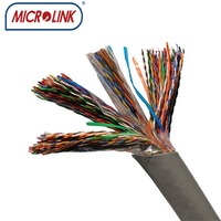 Câble de communication téléphonique intérieur multipaire HYA Cat3 UTP 2-300 paires avec conducteur en cuivre nu et gaine en PVC/LSZH