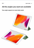 Coque de Protection Souple en Silicone/TPU pour iPad 9,7 Pouces (iPad 6ème/5ème Génération, iPad Air 1/2 Pro) et iPad 10ème Génération Air 5/2022