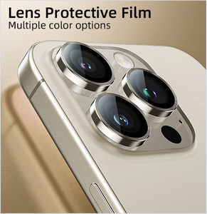 Protettore dello schermo in vetro temperato trasparente 9H per <span class=keywords><strong>iPhone</strong></span> <span class=keywords><strong>14</strong></span> 12Pro Cover di protezione per obiettivo della fotocamera posteriore 3D Radian durevole - Product Image 2