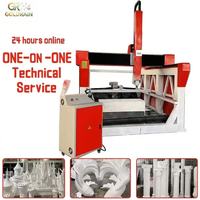 Machine de gravure CNC 3D pour la sculpture de mousse, EPS, PVC, 1325, 4 axes, conçue pour la fabrication de meubles et les créations spéciales