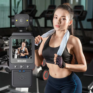 Telecamera Indossabile con Registrazione Video, Anti-Vibrazione, Piccola Body <span class=keywords><strong>Cam</strong></span> con Visione a 360° °   Telecamera Rotante Indossabile per Sport, Ciclismo, Animali Domestici e Viaggi - Product Image 4