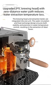 Cafetera Comercial de 2 Grupos con Estructura de Acero Inoxidable de Alta Resistencia y Gran Espacio para Tazas Altas y Vasos de Viaje - Product Image 6