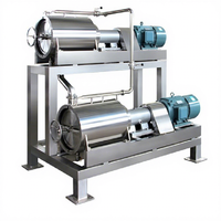 Machine de traitement des fruits Machine de réduction en pâte et de raffinage pour machine de pasteurisation de ketchup de type tubulaire de pâte
