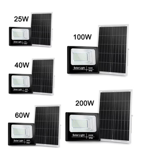 IP65 Waterproof Outdoor Solar Flood Light 40W-200W <b>SMD</b> ABS Housing for Garden Yard Landscape Lighting NJ-HG 25W-200W SM NJ-HG 25 - Product Image 1