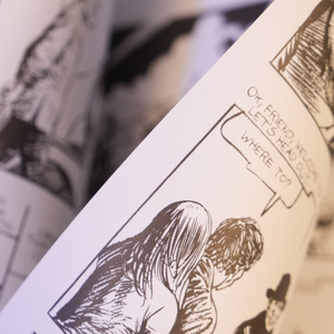 โรงงานขายส่ง รับทำตามสั่ง หนังสือการ์ตูนปกแข็ง พิมพ์ลายฟอยล์สีม่วง/สีอื่นๆ ขนาด A4 A5 A6  หุ้มด้วยฟิล์มเคลือบ - Product Image 3