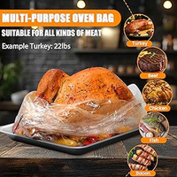 Sacs en polypropylène pour dindes en gros, sacs en plastique transparent pour dindes, sacs en plastique transparent personnalisés pour four
