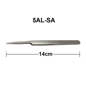 Pinzas de acero inoxidable para extensiones de pestañas, 5AL-SA, 140mm, para herramienta de reparación - Product Image 4
