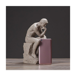 Statuette in Resina Dipinte a Mano Eco-Friendly dei Pensatori Nordici, Decorazione Retrò per Casa, Studio, Soggiorno e Ufficio, Idea Regalo - Product Image 4