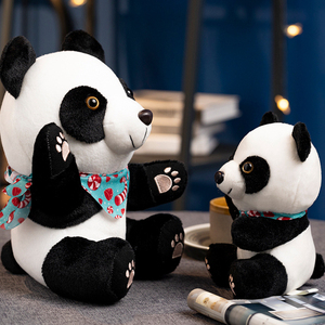 Orsacchiotto Panda Peluche con Zampe Ricamate - Product Image 3