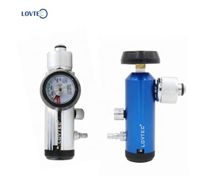 Régulateur d'oxygène LOVTEC en laiton massif, corps entièrement en laiton, grand <span class=keywords><strong>débit</strong></span> d'air, pour usage médical - Product Image 4