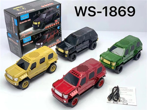 WS-1869 Xách Tay Boombox Loa Với Ánh Sáng LED Mini Loa Siêu Trầm Altavoz Portatil Caixa De Som Bt Cho Nhà Ngoài Trời Đảng - Product Image 6