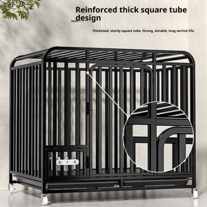 Gabbia per Cani RENHE di Taglia Grande e Media con Tubo Spesso 3.0 per Interni con Toilette Separata per Golden Retriever Border Collie e Animali Domestici - Product Image 4