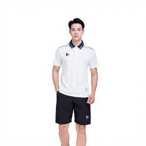 เสื้อโปโลกีฬาแบบยูนิเซ็กซ์สั่งทำขายส่ง ระบายอากาศได้ดี น้ำหนักเบา แห้งเร็ว แขนสั้น สำหรับทีมกีฬา กอล์ฟ เทนนิส วอลเลย์บอล - Product Image 1