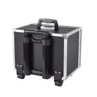 Valise à cosmétiques en aluminium, boîte à bijoux, valise à maquillage avec tiroir