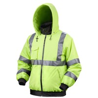 Veste matelassée unisexe en coton mélangé chauffante 74V pour l'hiver, pour une utilisation en extérieur
