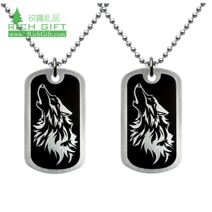 Vòng Cổ Mặt Dây Chuyền Biểu Tượng Chạm Khắc Bằng Đồng Thau Sáng Bóng Bằng Kim Loại Tùy Chỉnh Có Thiết Kế Miễn Phí Mẫu Độc Đáo Thẻ Cho Chó - Product Image 6