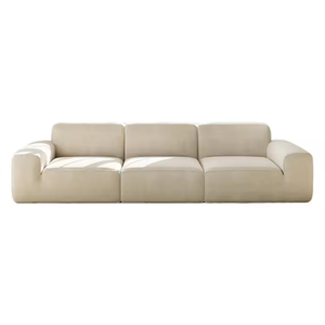 Sofá de Tres Plazas Style Cloud con Respaldo Ajustable, Relleno de Esponja, Sofá Moderno para Sala de Estar, Ideal para Apartamentos - Product Image 5