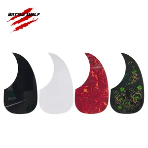 Çok renkli ve şekil 41 "40" kendinden yapışkanlı selüloit gitar Pickguard gitar Pickguard malzeme gitar Pickguard boş